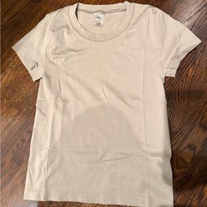 Sunday Best Beige Short Sleeve Tee
